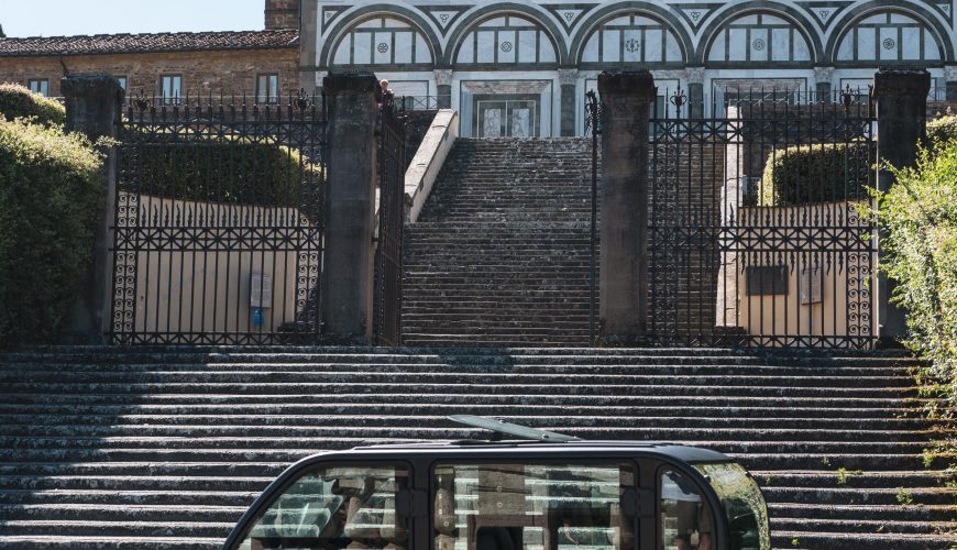 Quale è il punto di incontro, partenza ed arrivo del tour con il veicolo elettrico?
